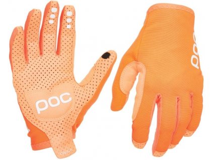 Cyklo rukavice POC AVIP Glove Long Zink Orange (Velikost XS)