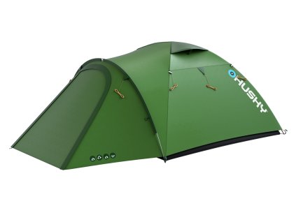 Husky Lehký turistický stan pro 3 osoby Baron 3 zelená (Velikost UNI)