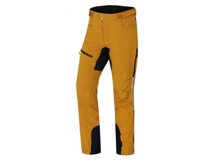 Husky Pánské softshell kalhoty Keson M hořčicová (Velikost XXL)