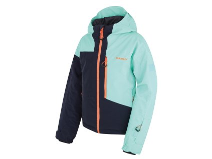 Husky Dětská ski bunda Gomez Kids turquoise/black blue (Velikost 134-140)