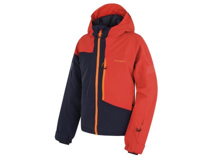 Husky Dětská ski bunda Gomez Kids red/black blue (Velikost 134-140)