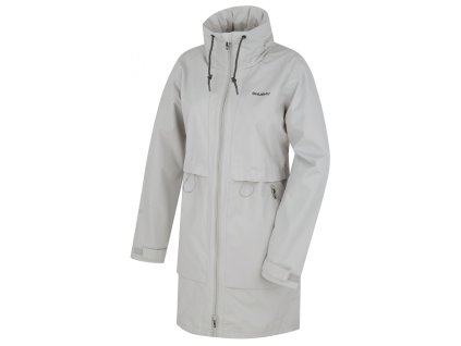 Husky Dámský hardshell kabát Nevr L lt. grey (Velikost XL)