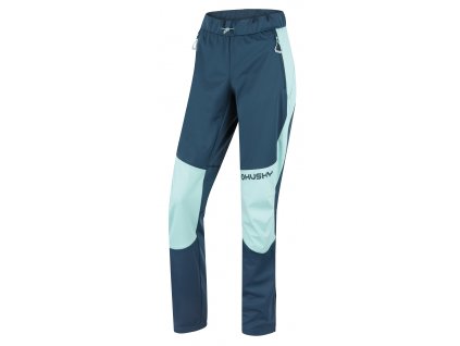 Husky Dámské softshellové kalhoty Kala L mint/turquoise (Velikost XS)