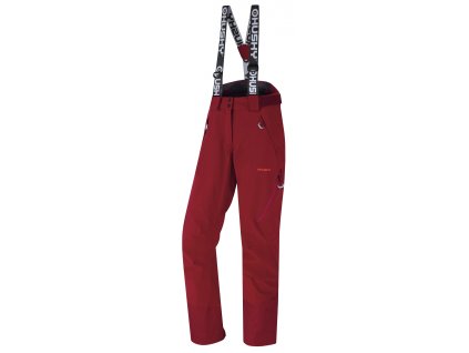 Husky Dámské lyžařské kalhoty Mitaly L bordo (Velikost XL)