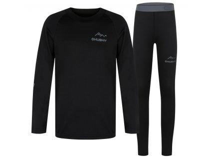 Husky Dětské termoprádlo Active winter Tombo black (Velikost 134)