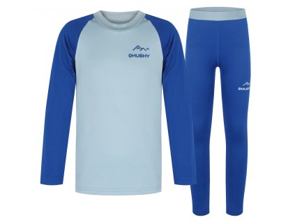 Husky Dětské termoprádlo Active winter Tombo faded mint/blue (Velikost 122)