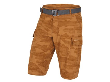 Husky Pánské funkční kraťasy Kalfer M dark mustard (Velikost L)