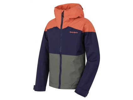 Husky Dětská hardshell bunda Nicker K faded green (Velikost 140)
