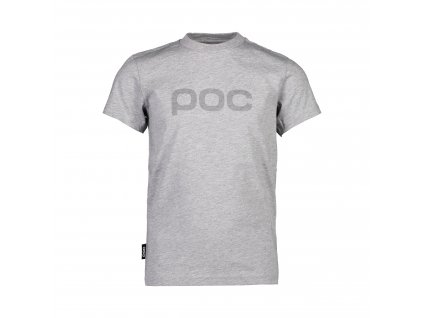 Dětské triko POC Tee Jr Grey Melange (Velikost 130)