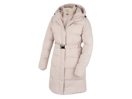 Husky Dámský hardshellový plněný kabát Nerine L beige (Velikost L)