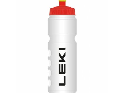 Drinking Bottle LEKI, transparent-bright red