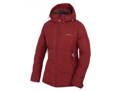 Husky Dámská plněná zimní bunda Norel L dark bordo