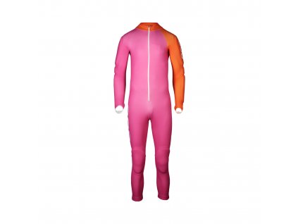 Závodní kombinéza POC Skin GS Rhodonite Pink/Zink Orange (Velikost L)