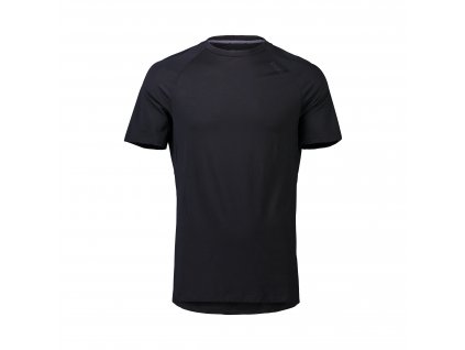 Páské Triko POC LIGHT MERINO TEE URANIUM BLACK (Velikost L)