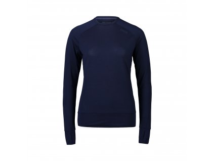 Dámské triko POC W'S LIGHT MERINO JERSEY TURMALINE NAVY (Velikost L)