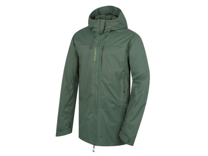 Husky Pánský hardshell kabát Nestia M green (Velikost S)