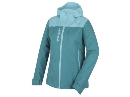 Husky Dámská hardshell bunda Nickin L turquoise (Velikost L)