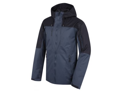 Husky Pánská hardshell bunda Nickin M anthracite/black (Velikost M)