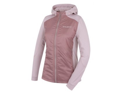 Husky Dámská mikina na zip Any L light purple (Velikost XXL)