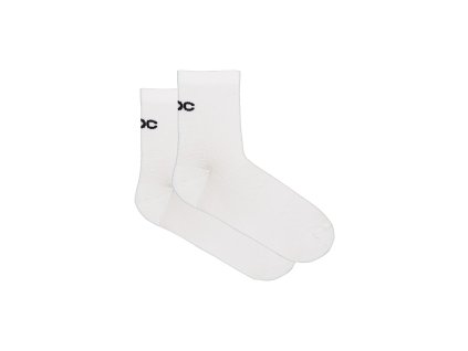 POC Cadence Road Air Socks Hydrogen White (Velikost L)