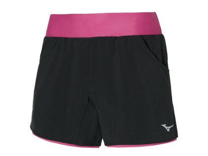 2 in 1 4.5 Short / Black/Magenta Haze / XL