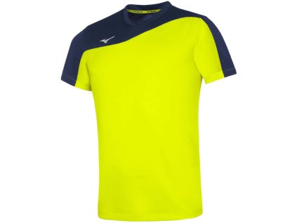 Authentic Myou Tee/Yellow Fluo/Navy/XS