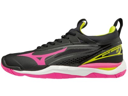 WAVE MIRAGE 2/BLACK/PINKGLO/SYELLOWO/36.5/4.0