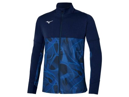 Paris Athlete Hybrid Warm up Jacket / Navy Blue / XXL