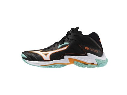 WAVE LIGHTNING Z8 MID(U) / Black/Tangelo/Ice Green / 46.0/11.0
