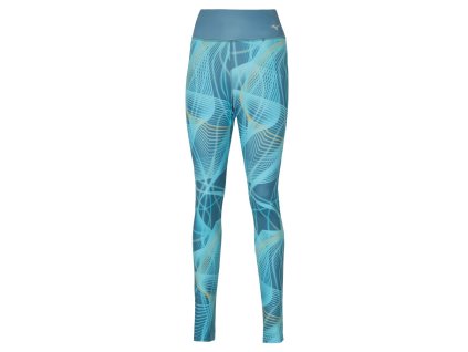 Printed Tights / Copen Blue / XL
