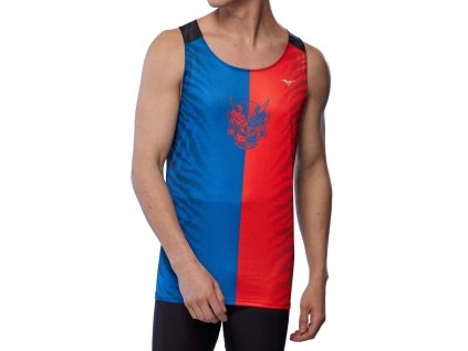 DryAeroFlow Graphic Tank(M) / Oni Red/Oni Blue / XXL