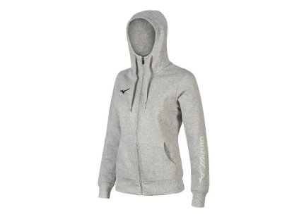 Mizuno Sweat FZ Hoodie W / Heather Grey / XXL