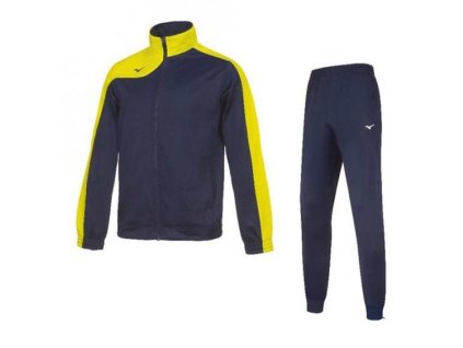 Men Knit Tracksuit(M)/Navy/Yellow/4XL