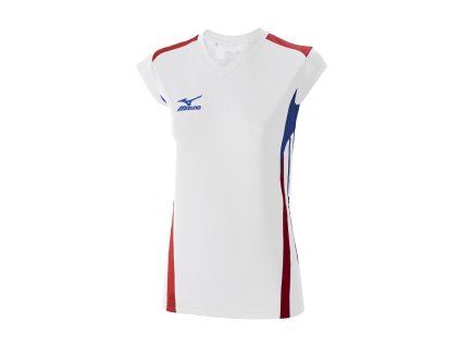 W Premium Cap Sleeve/White/Blue/Red/L