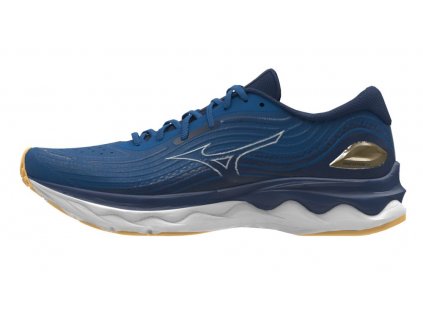 Boty Mizuno WAVE SKYRISE 4 FrenchB VaporGray Gold (Velikost 50)