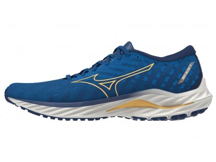 Boty Mizuno WAVE INSPIRE 19 SBlue PMarigold EstBlue (Velikost 51)