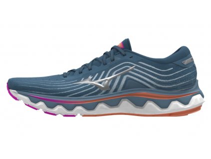 Boty Mizuno WAVE HORIZON 6 BlueAshes Silver 807C (Velikost 44.5)