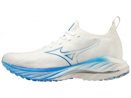 Boty Mizuno WAVE NEO WIND White Silver Peace Blue (Velikost 43)