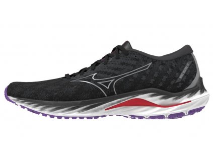 Boty Mizuno WAVE INSPIRE 19 Black Silver Bittersweet (Velikost 44.5)