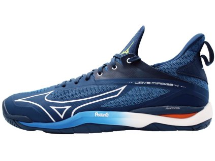 WAVE MIRAGE 4 / Dark Denim / White / Scarlet Ibis / 51.0/15.0
