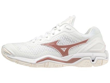 Boty Mizuno WAVE STEALTH V White Rose Snow White