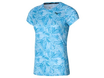 Two Loop Tee Print/Blue Glow/S