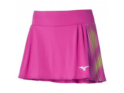 Sukně Mizuno Printed Flying skirt Fuchsia fedora (Velikost XS)