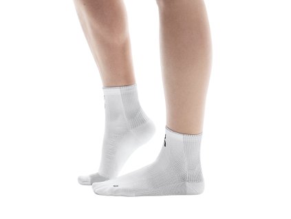 Ponožky ON Running Performance Run Sock Mid White/Glacier (Velikost S)