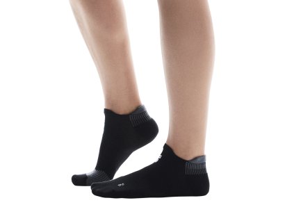 Ponožky ON Running Performance Run Sock Low Black/Eclipse (Velikost XS)