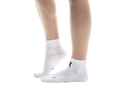 Ponožky ON Running Core Run Sock Mid 2P White (Velikost XS)