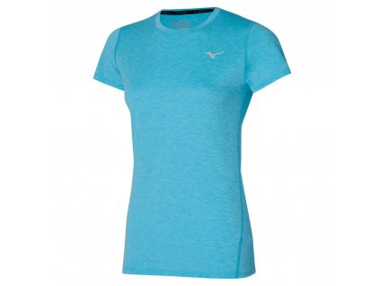 Triko Mizuno Impulse Core Tee Maui Blue (Velikost XS)