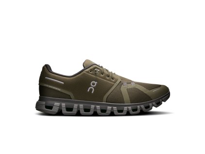 Boty Volnočasové ON Running Cloud 6 Olive/Eclipse (Velikost 44.5)