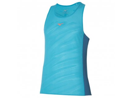 Tílko Mizuno Aero Tank Maui Blue (Velikost XXL)