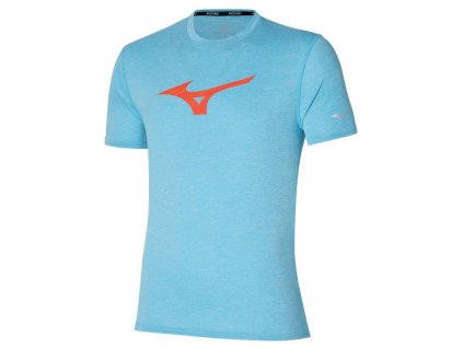 Triko Mizuno Core RB Tee Maui Blue (Velikost XXL)